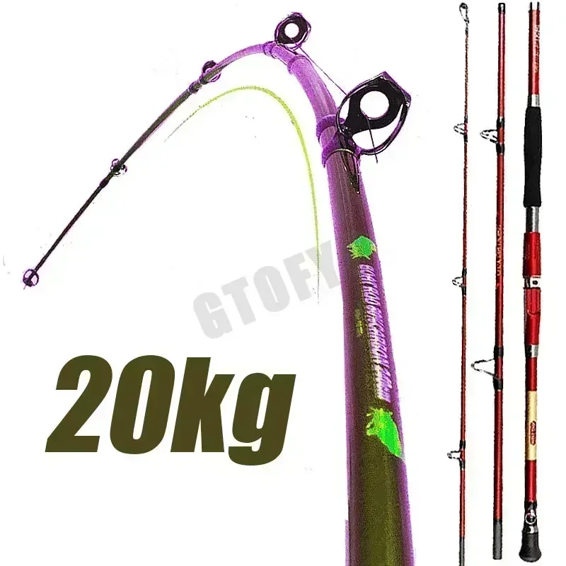 Fishing Rod Travel - 1.8M 2.1M 2.4M Taşınabilir 3 Parçalı