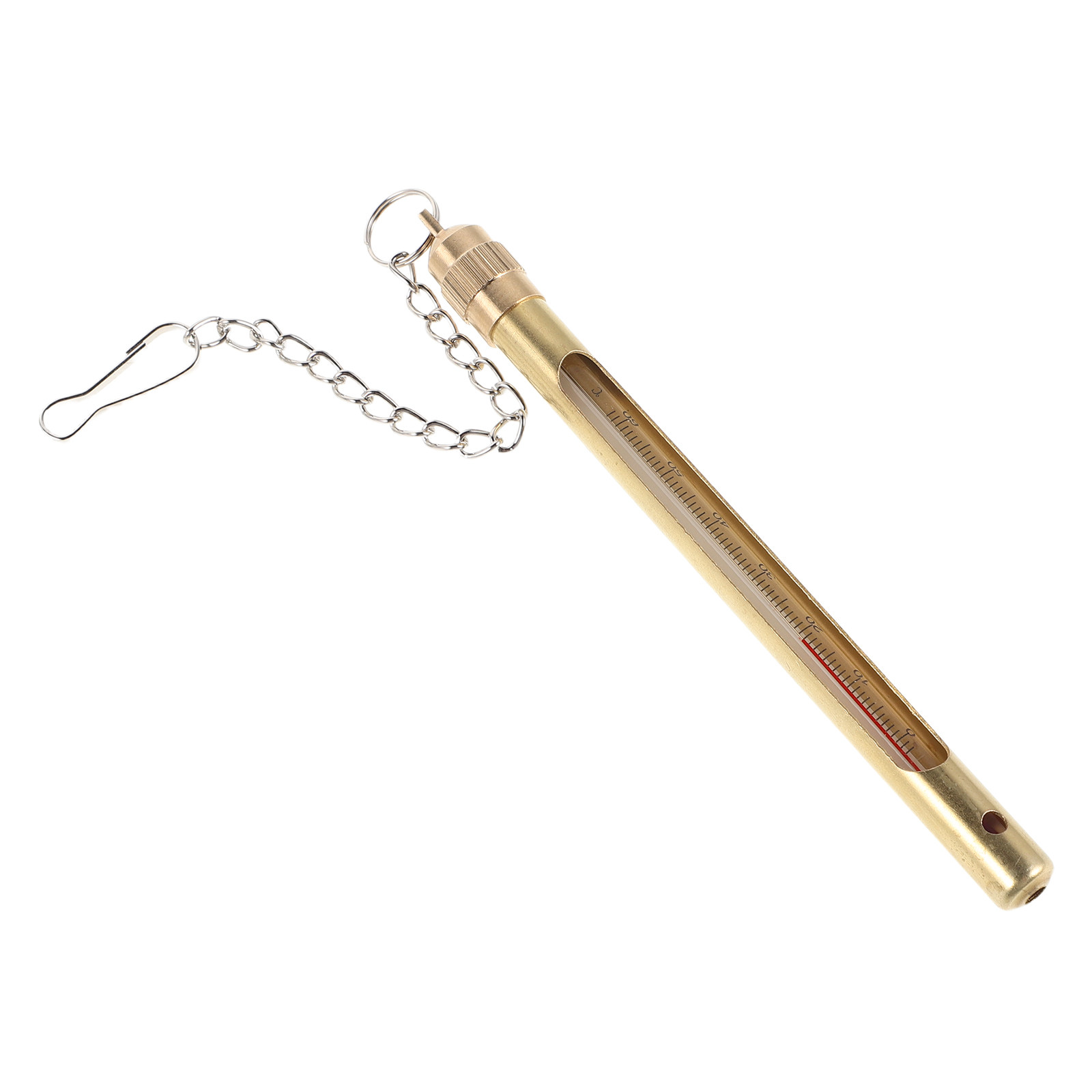 Fishing Rod Fly - Açık Hava Metal Su Akışı Termometresi