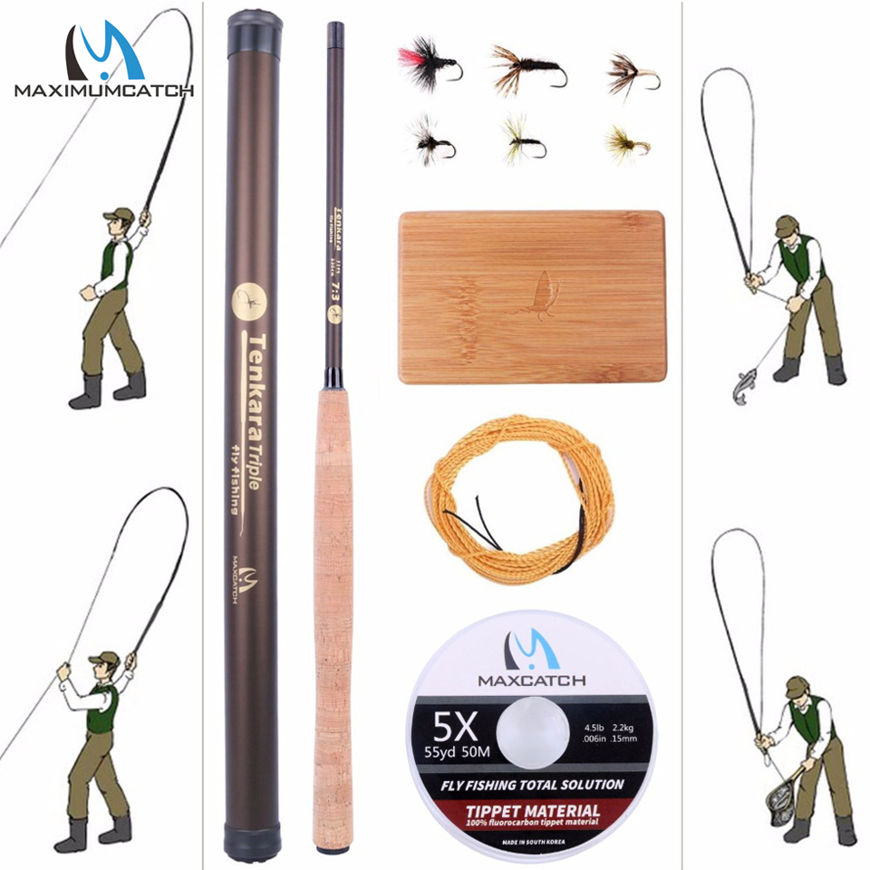 Fishing Rod Carbon Fiber - Maximumcatch 9-13FT V-Tenkara çubuk kıyafet IM10/36T