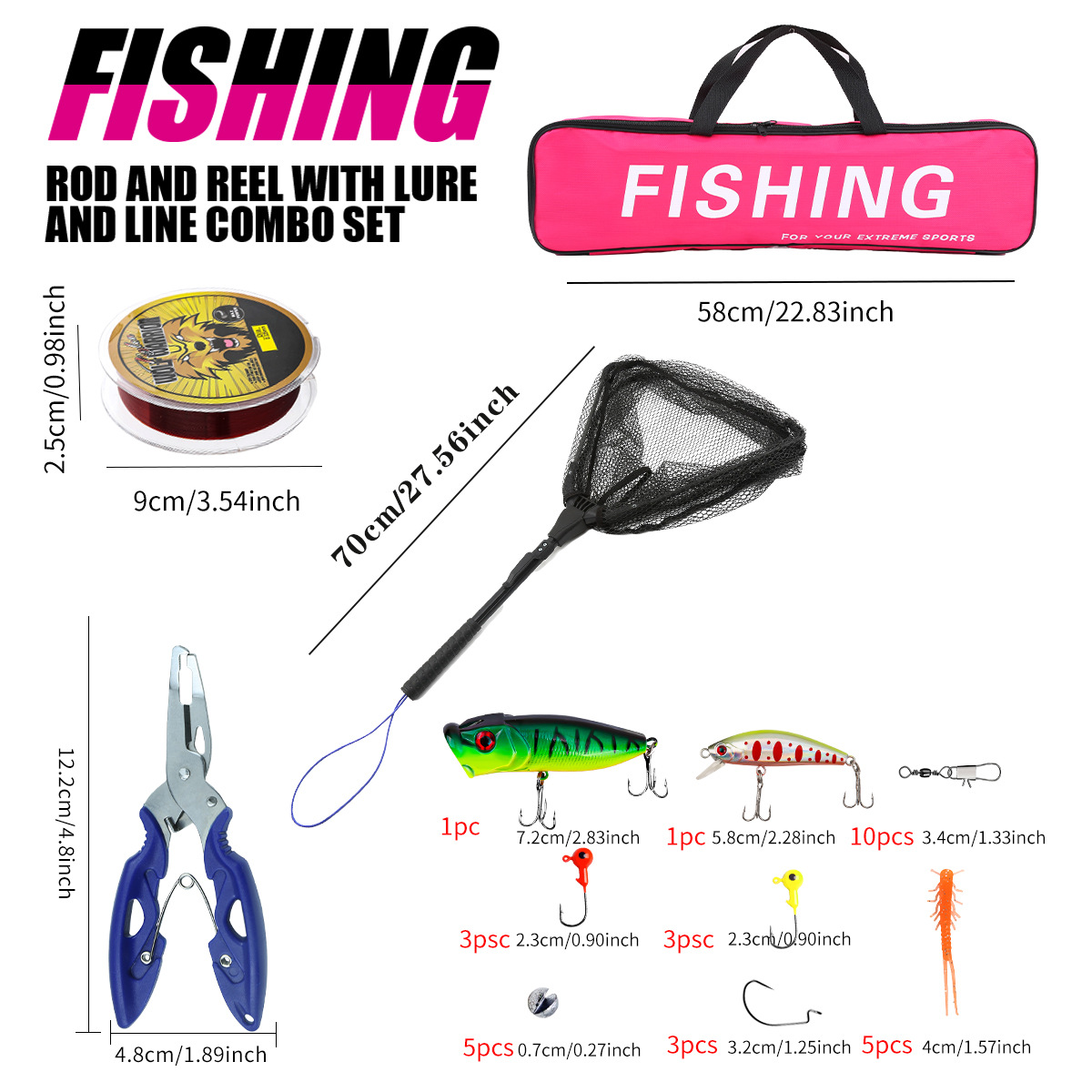 Teleskopik Olta ve Spin Makara - Fishing Rod Combo incelemesi ve fiyatı