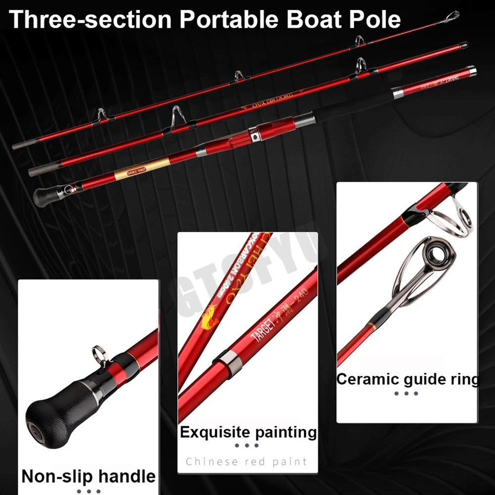 1.8M 2.1M 2.4M Taşınabilir 3 P - Fishing Rod Travel incelemesi ve fiyatı