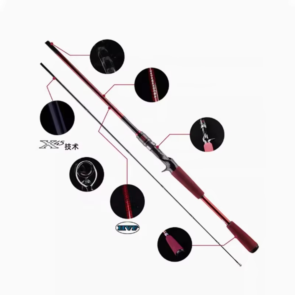 Göl Akıntıları İçin Karbon Fib - Fishing Rod Spinning incelemesi ve fiyatı